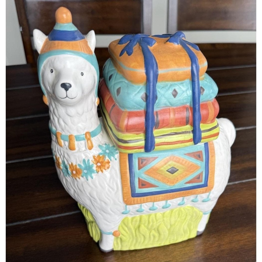 Mug Shotz Llama Ceramic 10 inch x 5 inch Cookie Jar